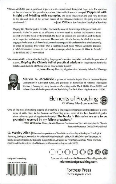 Shaping the Claim: Moving from Text to Sermon