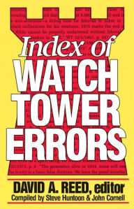 Title: Index of Watchtower Errors 1879 to 1989, Author: David A. Reed