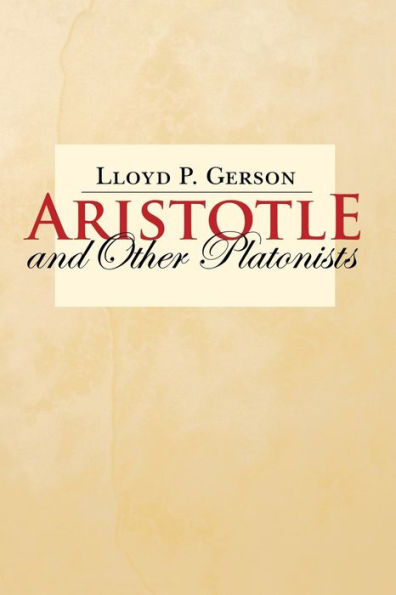 Aristotle and Other Platonists / Edition 1