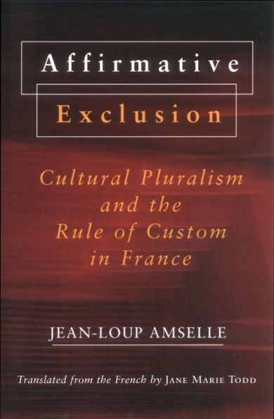 Affirmative Exclusion: Cultural Pluralism and the Rule of Custom in France / Edition 1