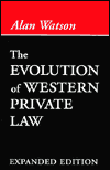 Title: The Evolution of Western Private Law, Author: Alan Watson