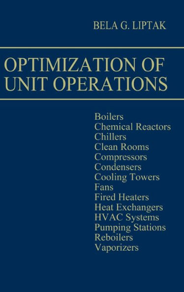 Optimization of Unit Operations / Edition 1
