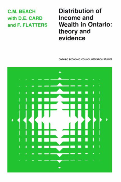 Distribution of Income and Wealth Ontario: Theory Evidence