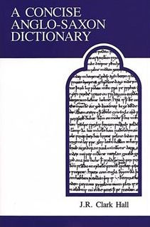 A Concise Anglo-Saxon Dictionary / Edition 1