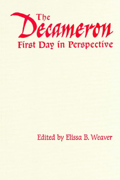 The Decameron First Day in Perspective / Edition 2