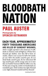 Title: Bloodbath Nation, Author: Paul Auster