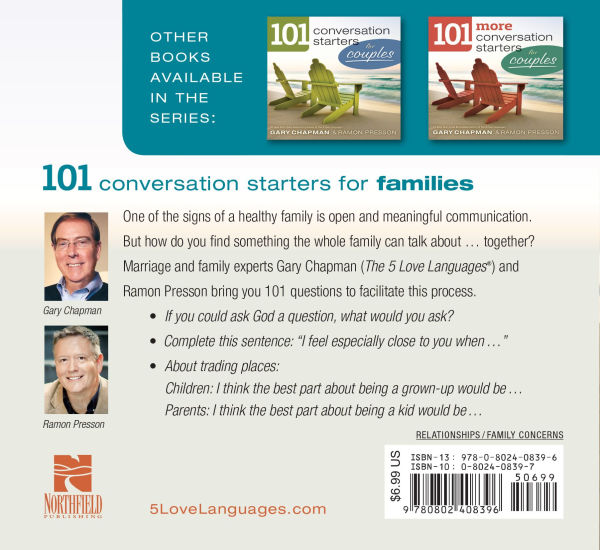 101 Conversation Starters for Families