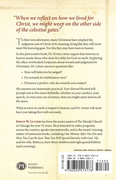 Your Eternal Reward: Triumph and Tears at the Judgment Seat of Christ