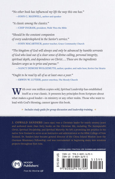 Spiritual Leadership: Principles of Excellence For Every Believer