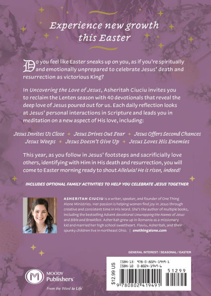 Uncovering the Love of Jesus: A Lent Devotional