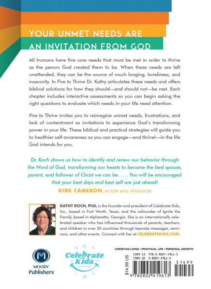 Five to Thrive: How Determine If Your Core Needs Are Being Met (and What Do When They're Not)