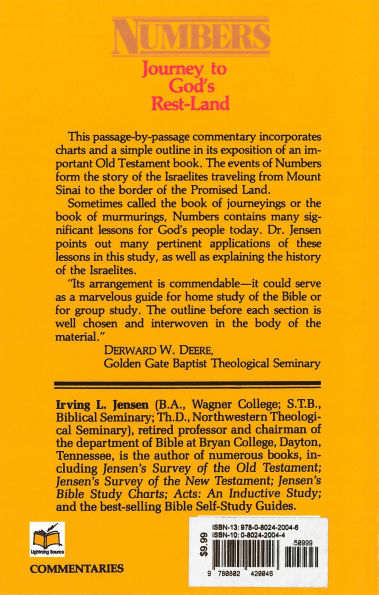 Numbers- Everyman's Bible Commentary: Journey to God's Rest-Land