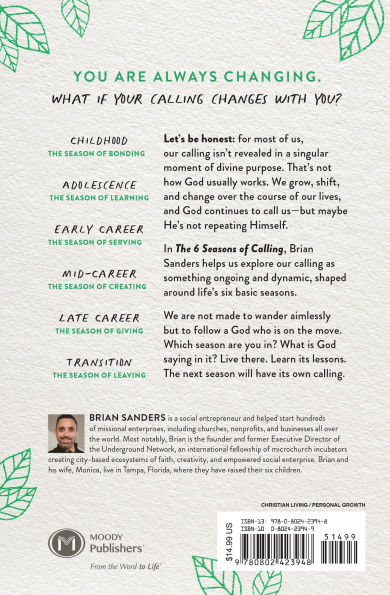 The 6 Seasons of Calling: Discovering Your Purpose Each Stage Life