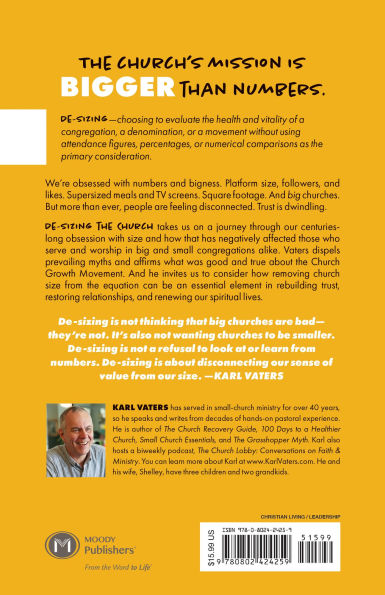 De-sizing the Church: How Church Growth Became a Science, Then an Obsession, and What's Next