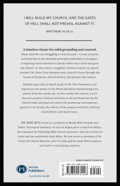 Sharpening the Focus of Church: A Biblical Framework for Renewal