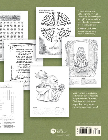 Little Pilgrim's Progress Illustrated Edition Coloring and Activity Book