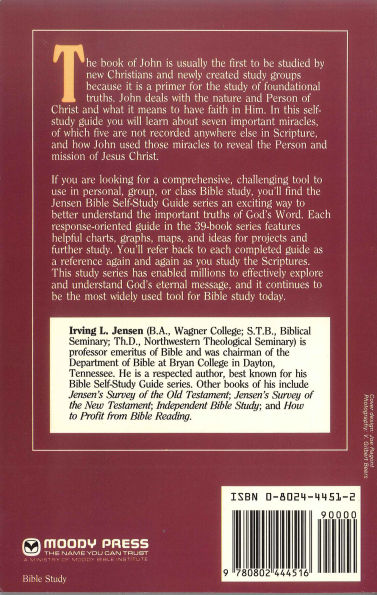 John- Jensen Bible Self Study Guide