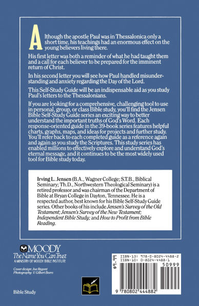 First & Second Thessalonians- Jensen Bible Self Study Guide