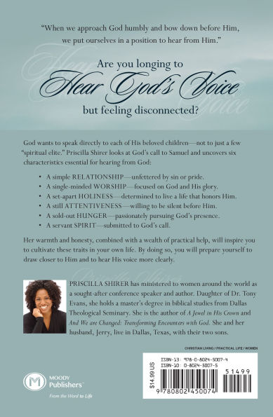 He Speaks to Me: Preparing Hear From God
