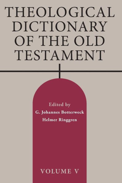 Theological Dictionary of the Old Testament