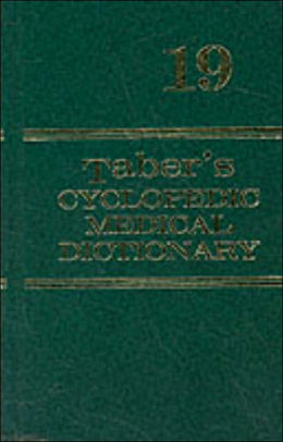 Tabers Cyclopedic Medical Dictionary 19th Edition Indexed Book Cd Rom Package Edition 19hardcover - 