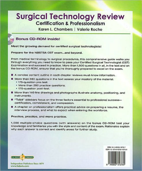 Surgical Technology Review: Certification & Professionalism / Edition 1