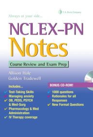 Title: NCLEX-PN Notes: Course Review and Exam Prep / Edition 1, Author: Allison Hale MSN