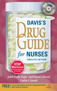 Title: Davis's Drug Guide for Nurses + Resource Kit CD-ROM / Edition 12, Author: Judith Hopfer Deglin PharmD