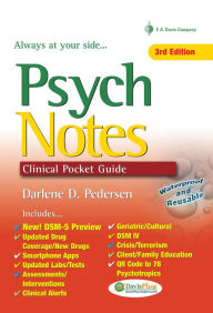 Title: PsychNotes: Clinical Pocket Guide / Edition 3, Author: Darlene D. Pedersen MSN