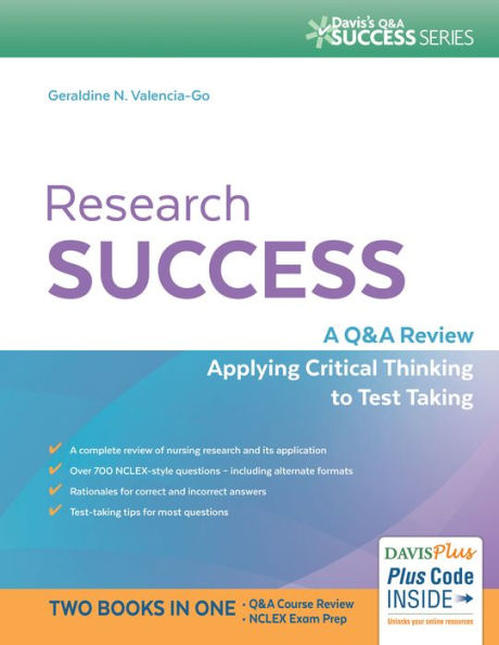 Research Success: A Q&A Review Applying Critical Thinking to Test Taking / Edition 1