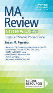 Title: MA Review NotesPlus: Exam Certification Pocket Guide / Edition 2, Author: Susan Perreira MS
