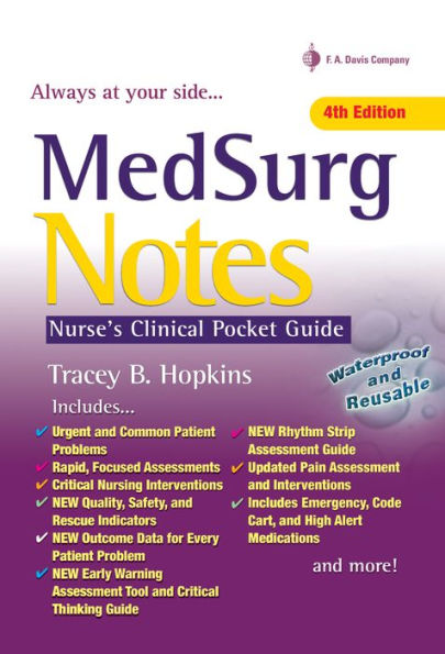 MedSurg Notes: Nurse's Clinical Pocket Guide / Edition 4