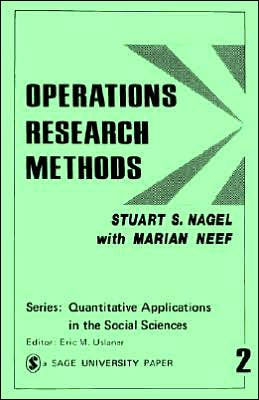 Operations Research Methods: As Applied to Political Science and the Legal Process