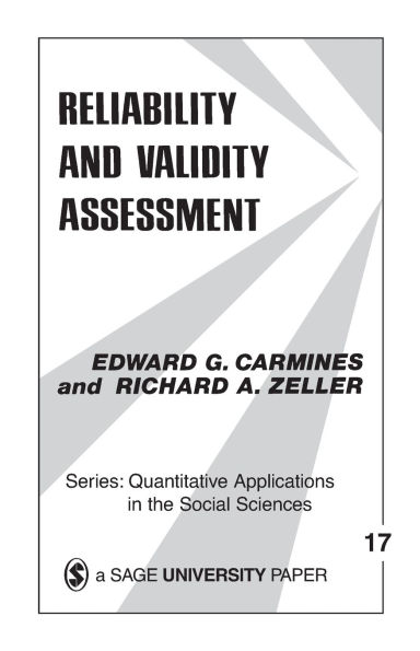 Reliability and Validity Assessment / Edition 1