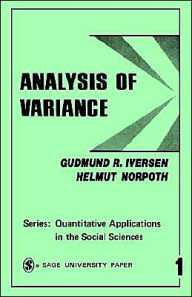 Title: Analysis of Variance, Author: Gudmund R. Iversen