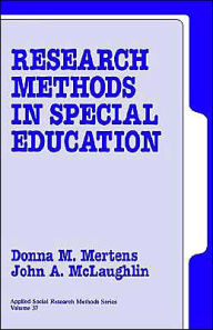 Research Methods in Special Education / Edition 1