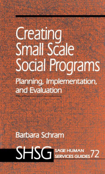 Creating Small Scale Social Programs: Planning, Implementation, and Evaluation