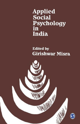 phd in social psychology in india