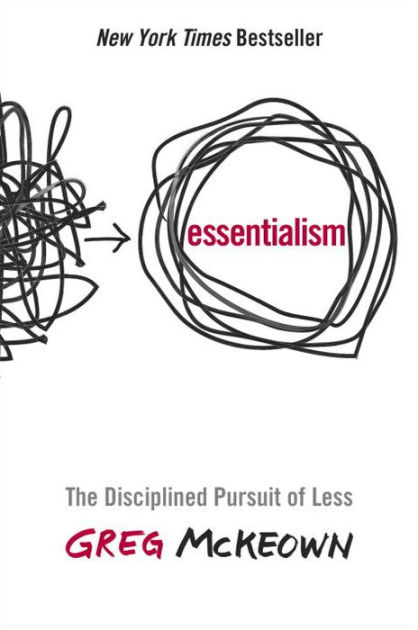 Essentialism book cover by Greg McKeown