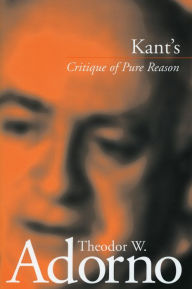 Title: Kant's 'Critique of Pure Reason', Author: Theodor W. Adorno