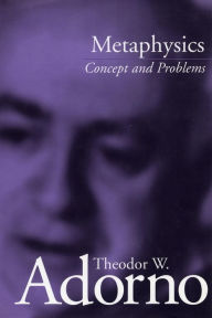 Title: Metaphysics: Concept and Problems, Author: Theodor Adorno