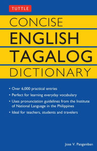 Title: Concise English Tagalog Dictionary, Author: Jose V. Panganiban