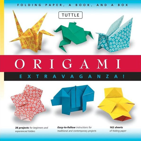 Origami Extravaganza! Folding Paper, a Book, and a Box: Origami Kit Includes Origami Book, 38 Fun Projects and 162 Origami Papers: Great for Both Kids and Adults