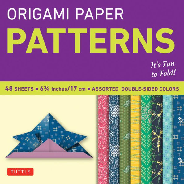 Origami Paper - Patterns - Small 6 3/4" - 49 Sheets: Tuttle Origami Paper: Origami Sheets Printed with 8 Different Designs: Instructions for 6 Projects Included