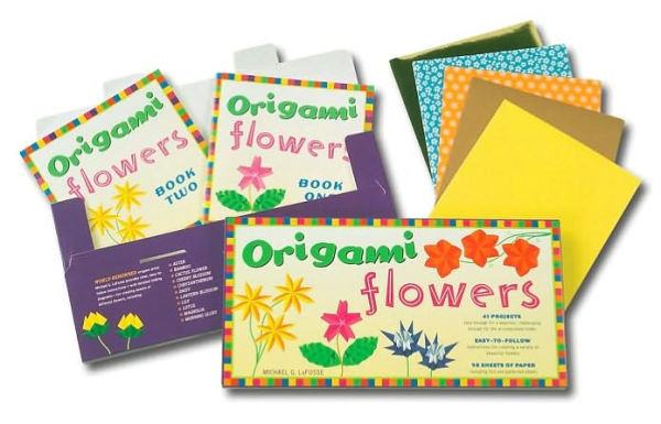 Origami Flowers Kit: Fold Lovely Daises, Lilies, Lotus Flowers and More!: Kit with 2 Origami Books, 41 Projects and 98 Origami Papers