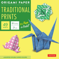 Title: Origami Paper - Traditional Prints - 8 1/4