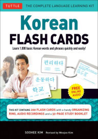 Title: Korean Flash Cards Kit: Learn 1,000 Basic Korean Words and Phrases Quickly and Easily! (Hangul & Romanized Forms) Downloadable Audio Included, Author: Soohee Kim