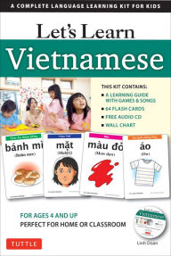 Title: Let's Learn Vietnamese Kit: A Complete Language Learning Kit for Kids (64 Flash Cards, Free Online Audio, Games & Songs, Learning Guide and Wall Chart), Author: Linh Doan