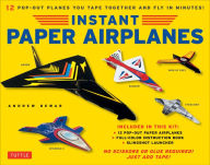 Title: Instant Paper Airplanes Kit: 12 Pop-out Airplanes You Tape Together and Fly in Minutes! [12 precut pop-out airplanes; slingshot launcher, tape & full-color book], Author: Andrew Dewar