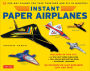 Instant Paper Airplanes Kit: 12 Pop-out Airplanes You Tape Together and Fly in Minutes! [12 precut pop-out airplanes; slingshot launcher, tape & full-color book]